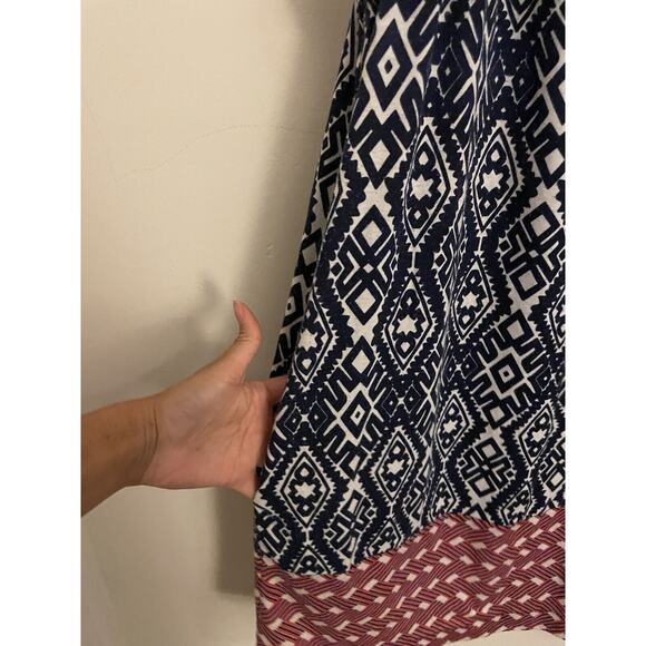 Anthropologie Dress Women's Small Blue THML Marlayna Knit Mini Relaxed Fit - Picture 4 of 7